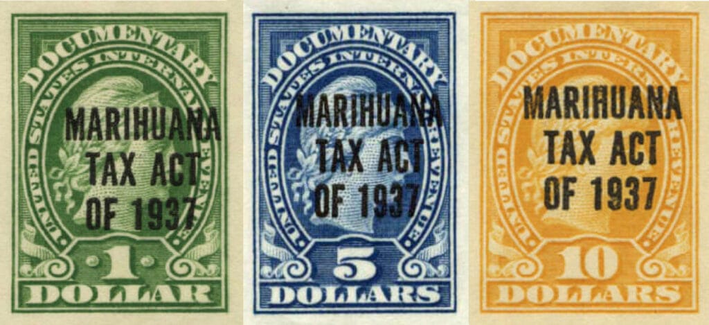 The Marihuana Tax Act rendered cannabis effectively illegal.