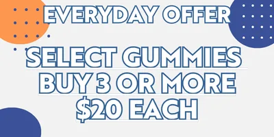 Everyday offer on select gummies